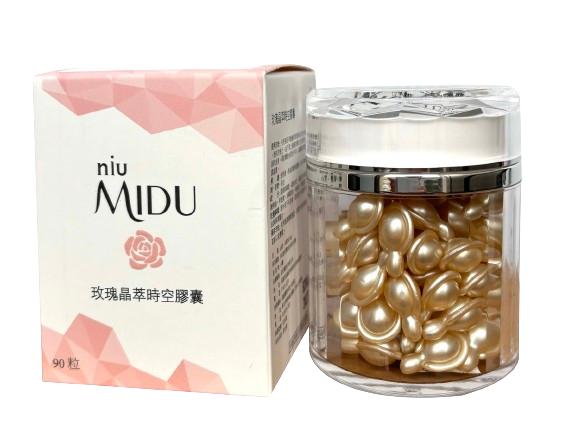 niuMIDU 玫瑰晶萃時空膠囊 (90顆/瓶)
