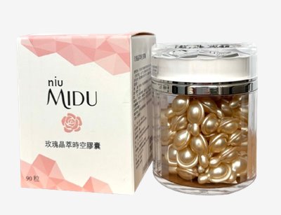 niuMIDU 玫瑰晶萃時空膠囊 (90顆/瓶)